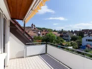 Gemütlicher Balkon mit Aussicht