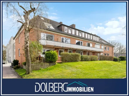 Ansicht - Wohnung kaufen in Hamburg - Top-gepflegte vermietete 4 Zimmer-Maisonette-Wohnung mit Garage in ruhiger Lage von HH-Marienthal