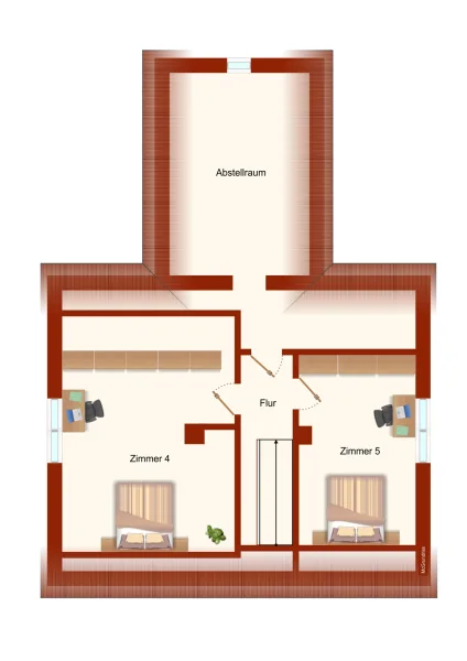 Grundriss Obergeschoss