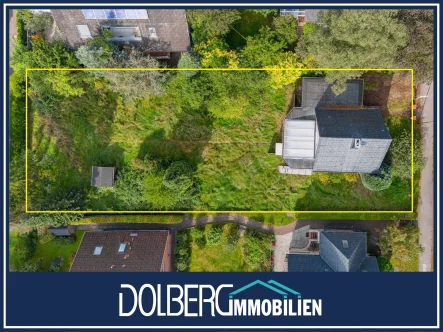 Ansicht - Grundstück kaufen in Hamburg / Farmsen-Berne - Positive Bauvoranfrage ! Großzügiges Grundstück mit 2 Baufenstern in bester Lage von Berne