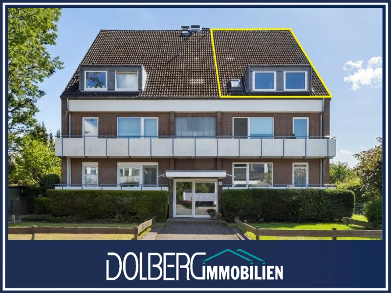 Titelbild - Wohnung kaufen in Hamburg / Oldenfelde - Kurzfristig verfügbar: Wohnung mit attraktiver Galerie über zwei Wohnebenen