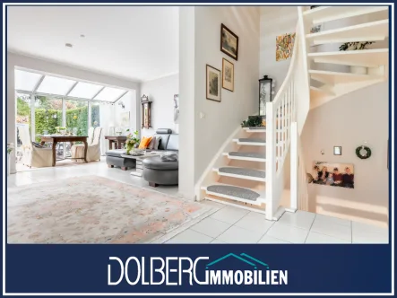 Titelbild  - Haus kaufen in Hamburg Rahlstedt - Modernes Reihenendhaus mit Vollkeller, Carport und Stellplatz in attraktiver Lage von Oldenfelde