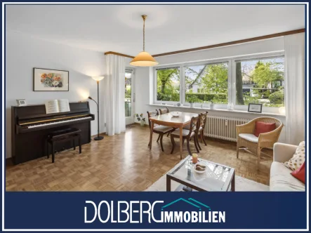 Titelbild  - Wohnung kaufen in Hamburg / Meiendorf - Schönes Meiendorf: Gepflegte 2,5-Zimmer-Eigentumswohnung mit Balkon und Tiefgaragenstellplatz