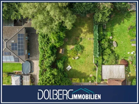 Ansicht - Grundstück kaufen in Hamburg / Farmsen-Berne - Pfeifenstilgrundstück für ein Einzelhaus in ruhiger Anliegerstraße von HH-Farmsen-Berne