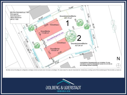 Titelbild GRDST EFH 1 - Grundstück kaufen in Hamburg / Rahlstedt - Baugrundstück für ein Einzelhaus in ruhiger Wohnlage mit 2 Vollgeschossen!