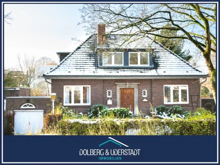 Ansicht - Haus kaufen in Hamburg / Alsterdorf - NUR NOCH WARTELISTE! Repräsentative Villa mit Vollkeller in attraktiver Lage von Alsterdorf