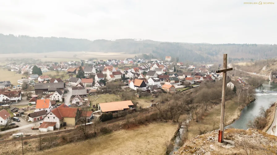 Gutenstein mit Blick zur Donau