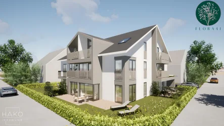  - Wohnung kaufen in München - NEUBAU – Hochwertige 3-Zimmer-Dachgeschosswohnung mit 100 m² Wohn-/Nutzfläche in Waldtrudering