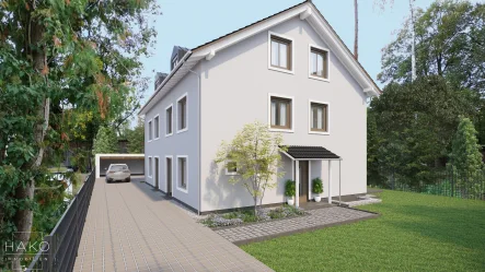  - Haus kaufen in Vaterstetten - NEUBAU - Großzügige Doppelhaushälfte in zentraler Lage von Baldham