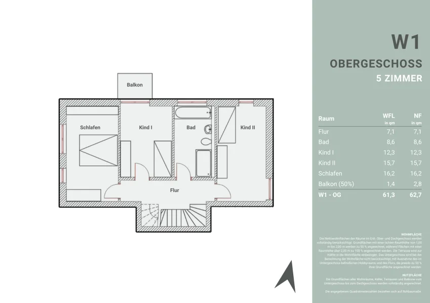 W1 - Obergeschoss