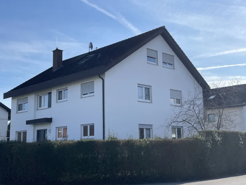 Hausansicht - Haus kaufen in Hartheim am Rhein - Gepflegtes Mehrfamilienhaus !
