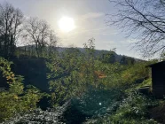 Blick vom Garten Richtung Schönberg