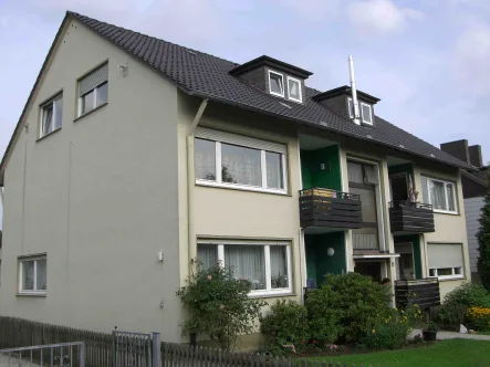 Aussenansicht - Wohnung mieten in Bad Salzuflen - 3-Zimmer Erdgeschoss-Wohnung mit Balkon