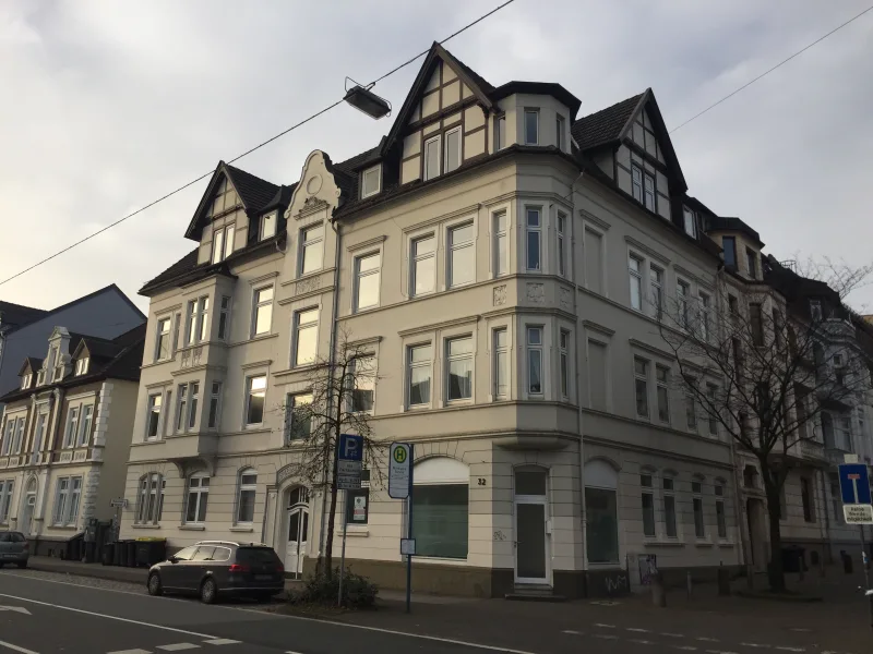 Aussenansicht - Wohnung mieten in Bielefeld - 3-Zimmer-Erdgeschoßwohnung im Zentrum von Bielefeld - Erstbezug nach Sanierung