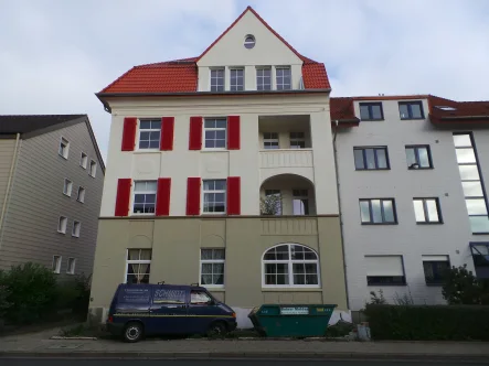 Aussenansicht - Wohnung mieten in Bielefeld - Moderne 2-Zimmer-Erdgeschoßwohnung mit Einbauküche und Balkon