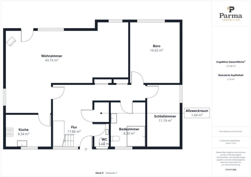 Grundriss Haus EG