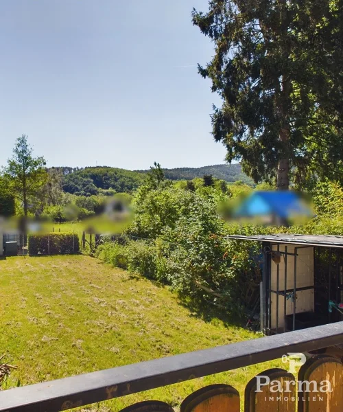 Garten Ausblick - Haus kaufen in Kreuzau / Untermaubach - Charmantes Reihenendhaus mit Blick ins Grüne in ruhiger Lage