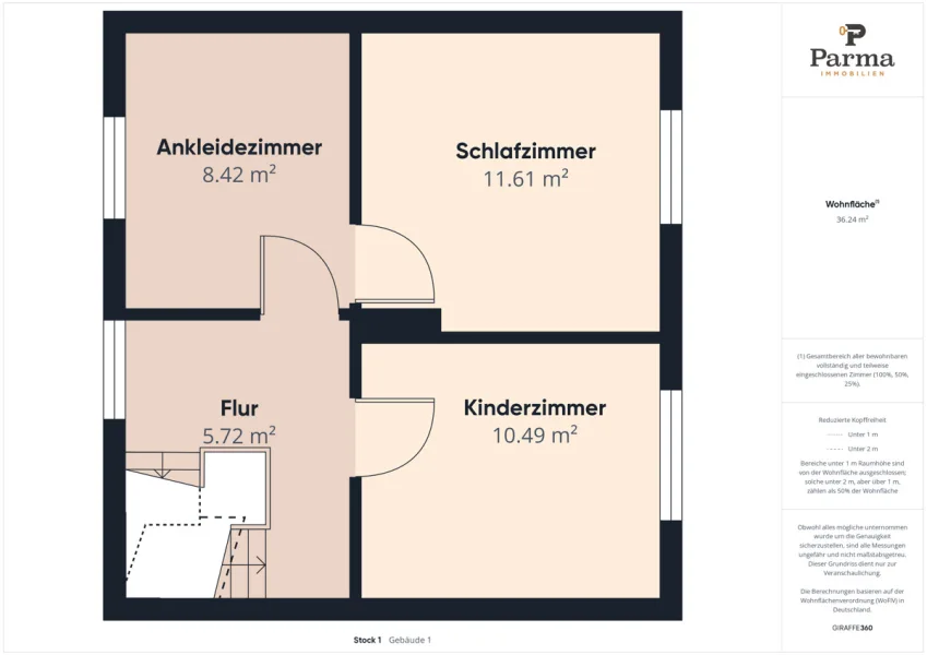 Grundriss Obergeschoss