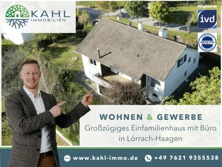 Titelbild - Haus kaufen in Lörrach - Großzügiges Anwesen für Wohnen und Arbeiten