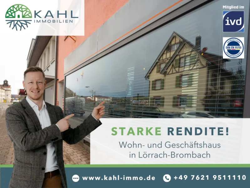 Schopfheimerstraße 24 - Titelbild Onlineanzeige FINAL - Haus kaufen in Lörrach - Attraktive Kapitalanlage: Wohn- und Geschäftshaus mit Potenzial in Lörrach-Brombach