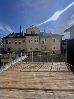 Süd-Terrasse  - Wohnung kaufen in Radolfzell am Bodensee - Kapitalanlage *GENEHMIGTE FERIENWOHNUNG* 1-Zimmer Apartment mit Süd-Terrasse und Lift