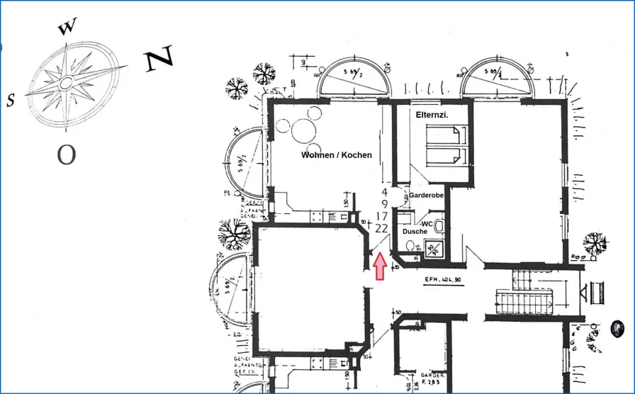 Grundriss Wohnung 4