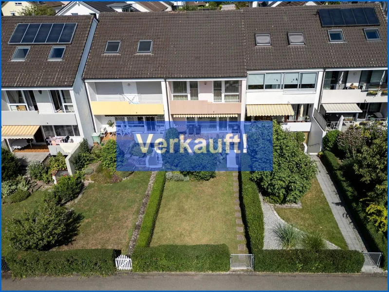 Titelbild - Haus kaufen in Radolfzell am Bodensee - Attraktives Reihenmittelhaus m. Garage in schöner und ruhiger Lage, direkt in Radolfzell/Bodensee!