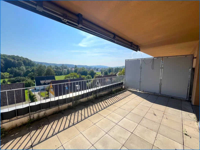 große Dachterrasse