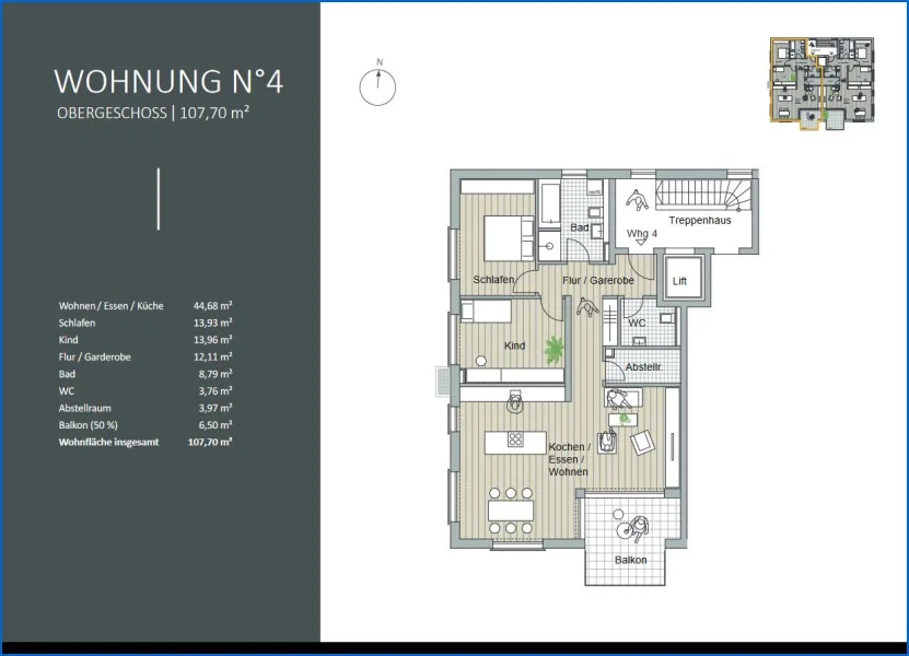 Grundriss Whg. 4