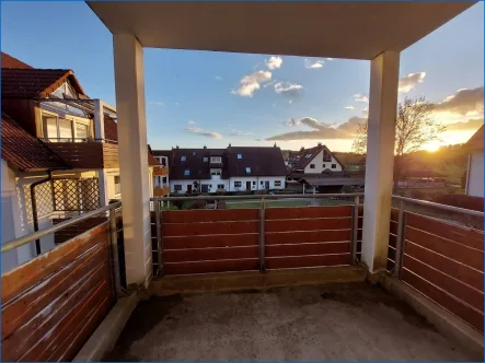 Aussicht Richtung Süden - Wohnung kaufen in Konstanz / Litzelstetten - Schöne 3 Zi. Wohnung mit Balkon in Konstanz-Litzelstetten