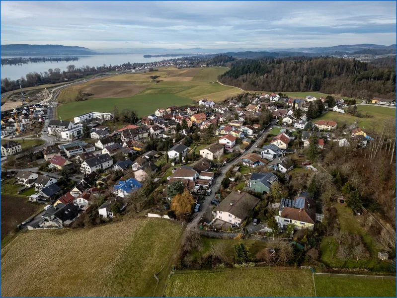 Seesicht v. Hegne  - Wohnung kaufen in Allensbach / Hegne - 3,5-Zimmer-ETW in Hegne m. herrlicher Aussicht auf Untersee u. Reichenau, 2 Terrassen, 2 Bäder !