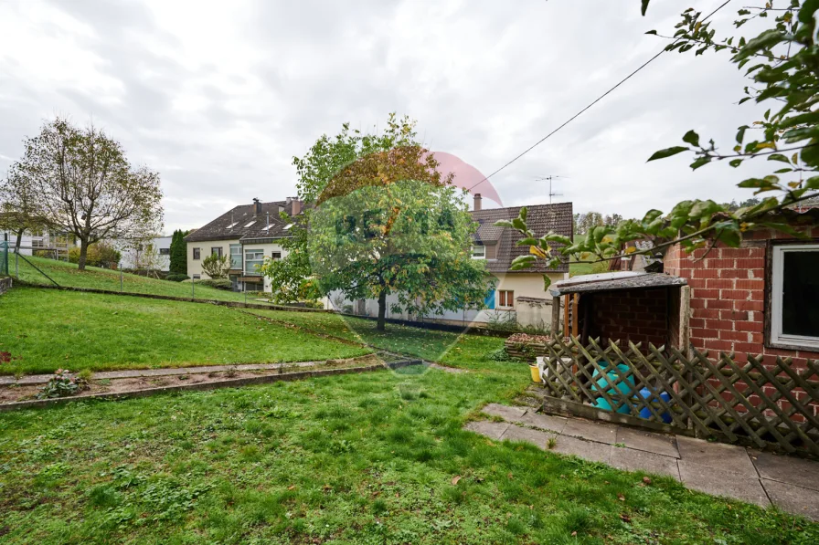 Blick auf den unbebauten Grundstücksteil