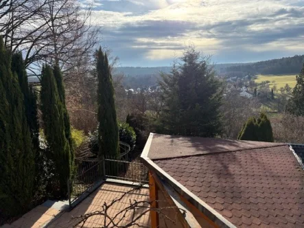 Blick vom Balkon - Haus kaufen in Weil im Schönbuch - Einfamilienhaus in topp Aussichtslage