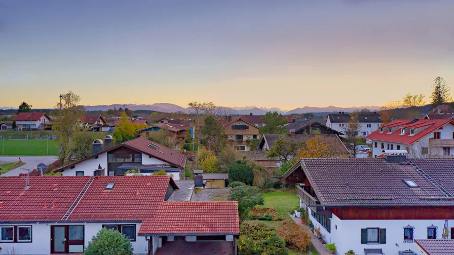 Ausblick aus dem Dachgeschoss