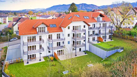 Vogelperspektive - Wohnung kaufen in Penzberg - Exklusive 2,5-Zimmer-Maisonettewohnung in Penzberg