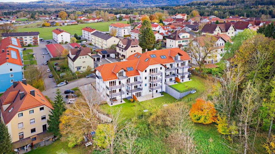 Vogelperspektive - Wohnung kaufen in Penzberg - Schöner wohnen in Penzberg! 4-Zimmer-Wohnung zum Kauf.