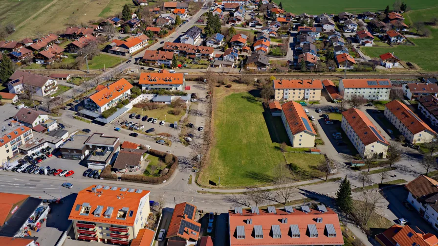 Ansicht Baugrundstück - Richtung Osten