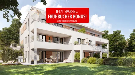  - Wohnung kaufen in Geretsried - Perfekte, lichtdurchflutete 3-Zimmer-Wohnung mit Dachterrasse