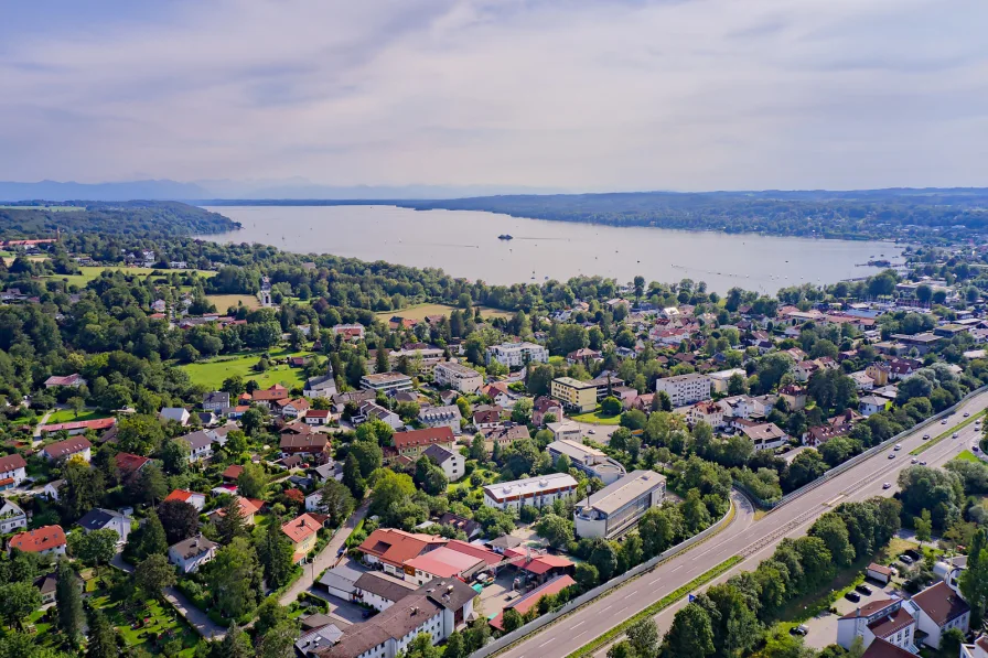 Blick Richtung Starnberger See