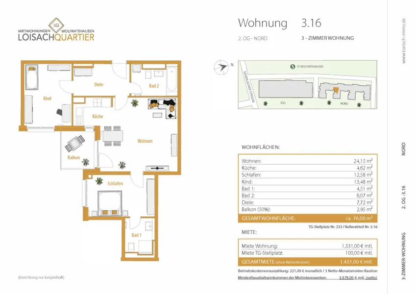 Wohnung Nr. 3.16