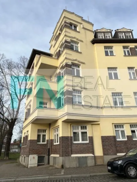 Ansicht - Wohnung mieten in Wurzen - Großzügige sanierte 2RWE mit Balkon und Blick ins Grüne!