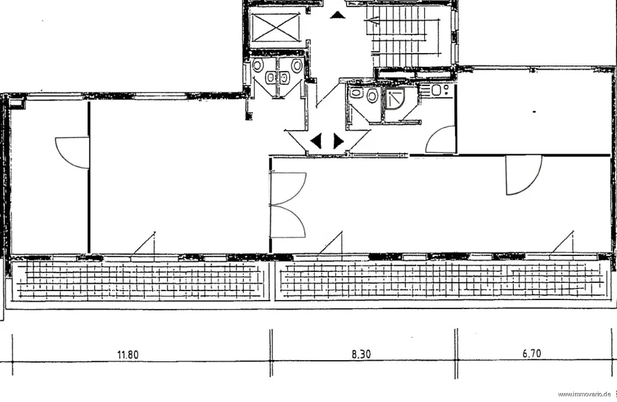 Grundriss Büro Dachgeschoss 