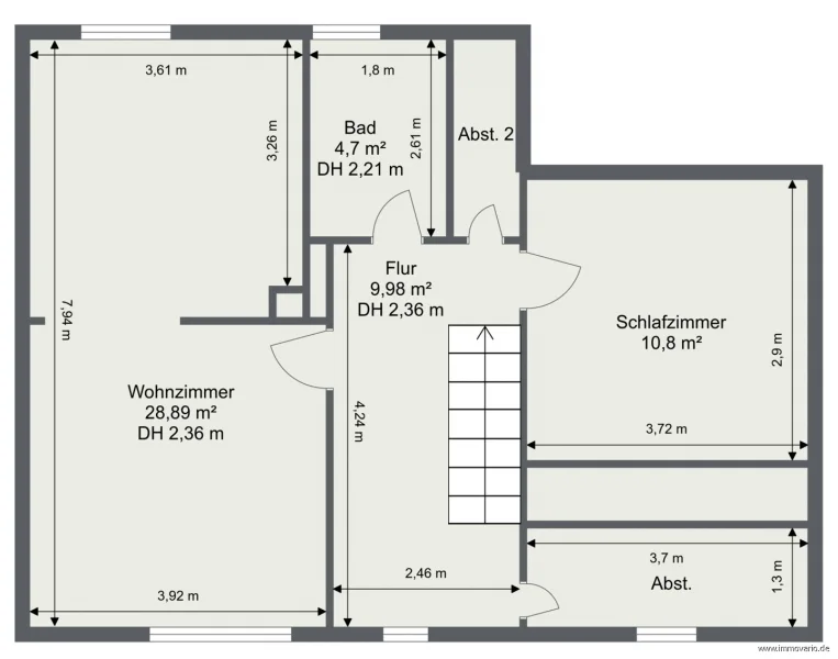 Grundriss Dachgeschoss