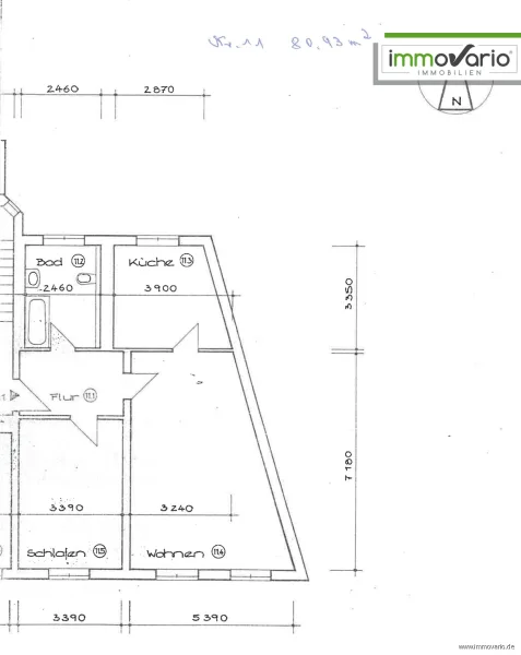 Grundriss WE11