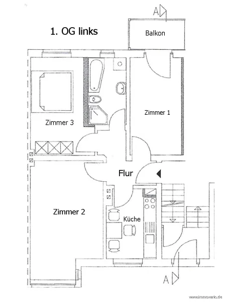 Grundriss 1. OG links