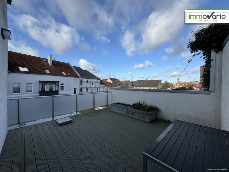 Terrasse Wohnung 1. OG