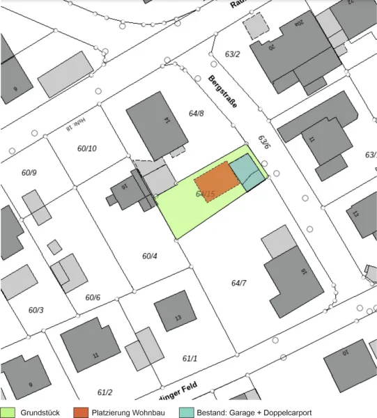 Lageplan - Grundstück kaufen in Wendelstein / Großschwarzenlohe - Ein guter Grund zum bauen - Baugrundstück für EFH in Wendelstein/Großschwarzenlohe