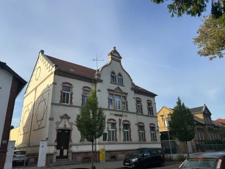 Ansicht straßenseitig - Halle/Lager/Produktion mieten in Könnern - Gewerbeeinheit in zentraler Lage von Könnern