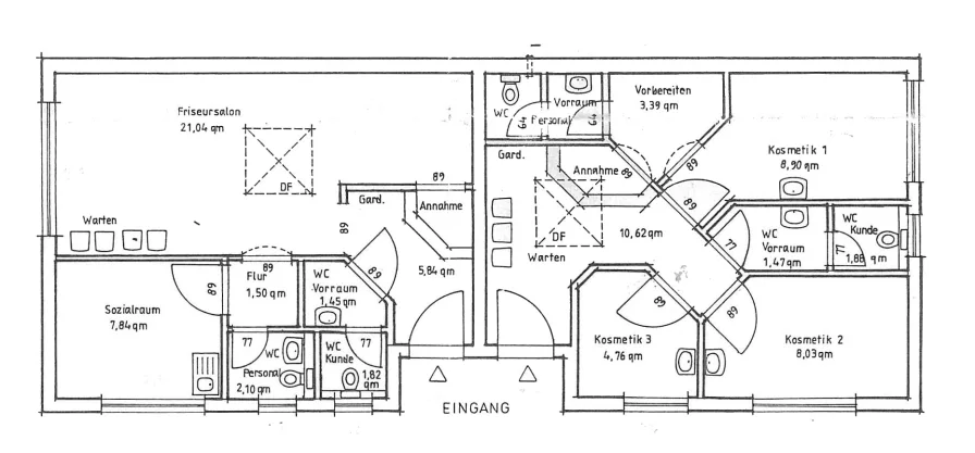 Flachbau Grundriss