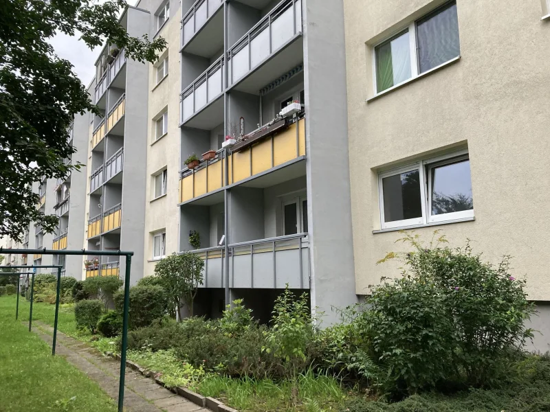 Ansicht Gartenseite Balkon